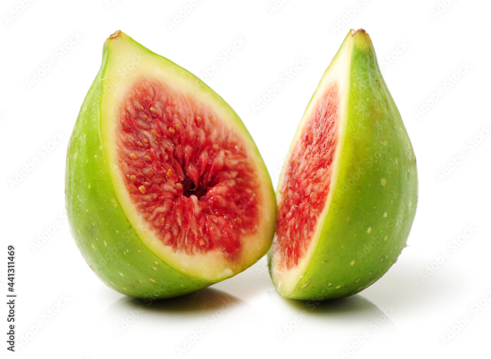 Ripe figs on a white background Ripe figs on a white background
