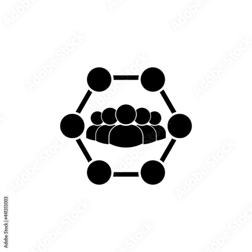 Team Skills icon isolated on white background
