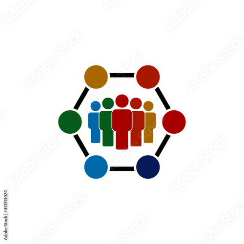 Team Skills icon isolated on white background