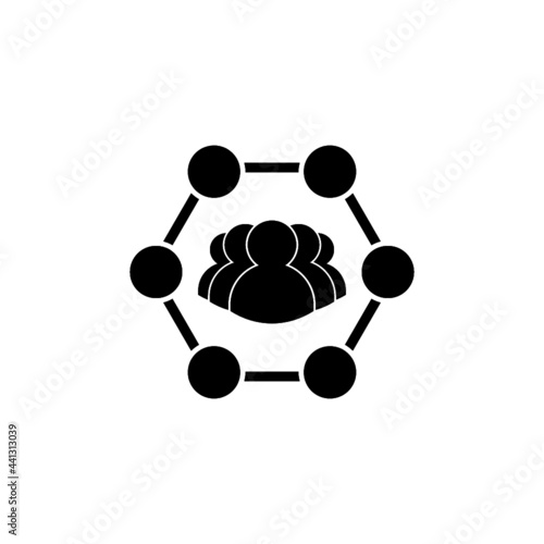 Team Skills icon isolated on white background