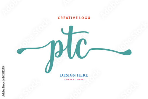 PTC lettering logo is simple, easy to understand and authoritative