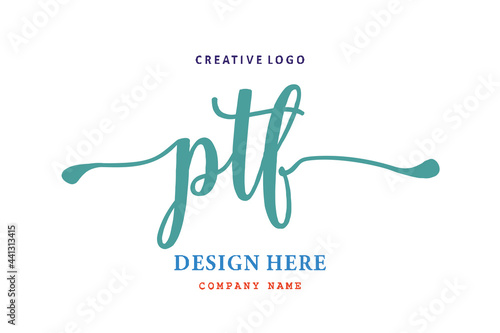 PTF lettering logo is simple, easy to understand and authoritative