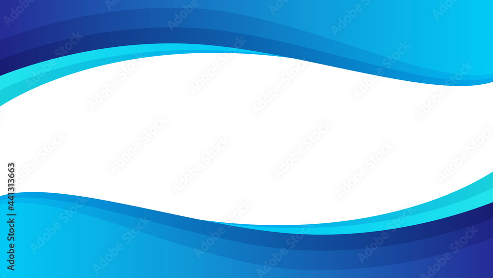 abstract blue wave background. vector illustration
