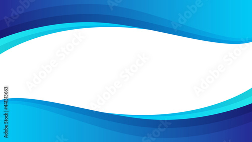 abstract blue wave background. vector illustration
