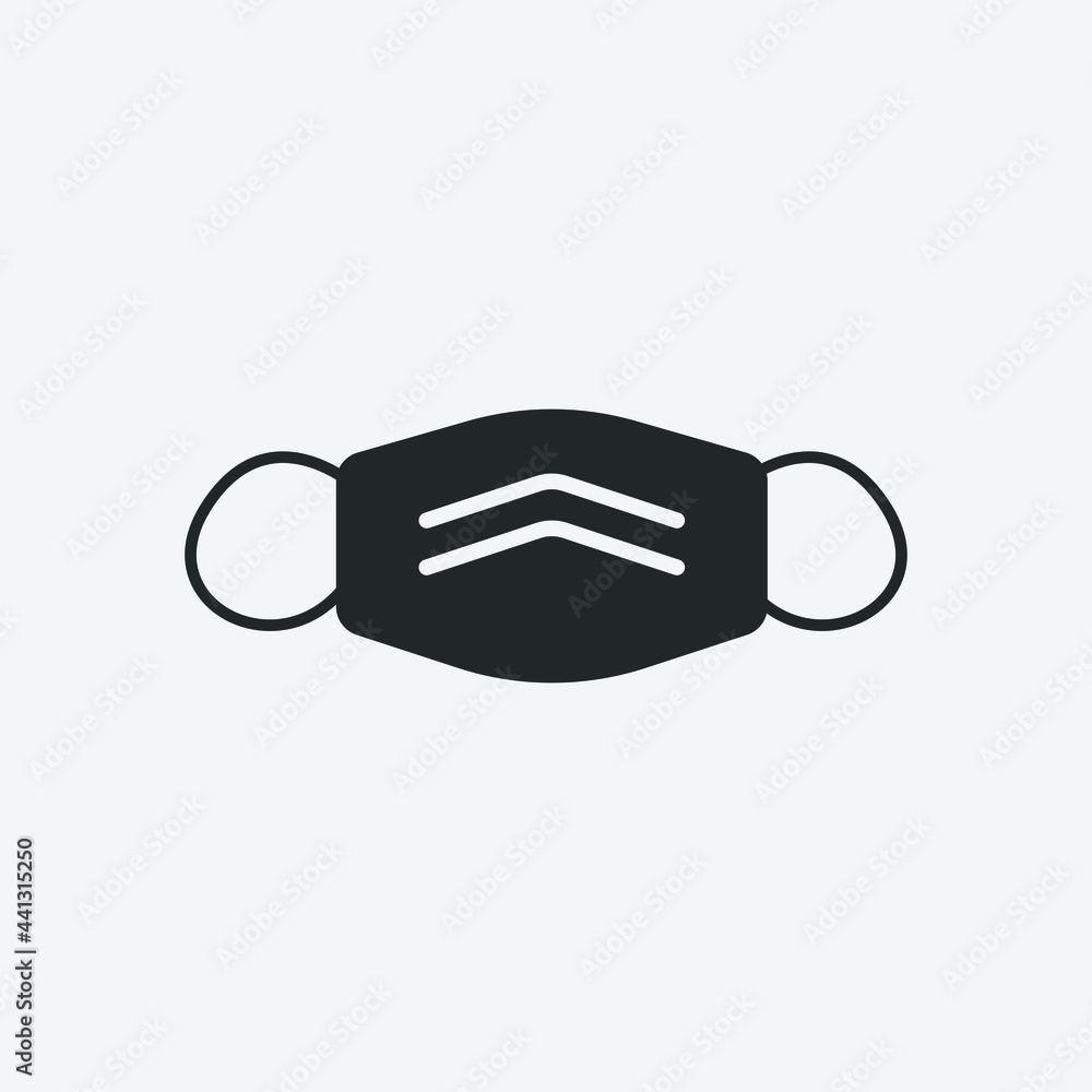 face mask vector icon illustration sign face mask vector icon illustration sign