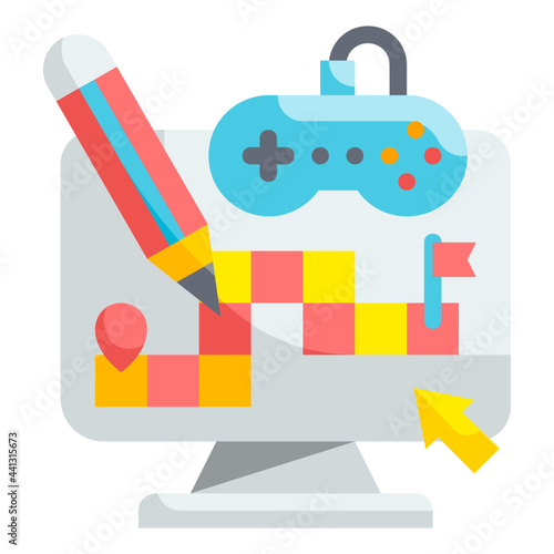 game design flat icon