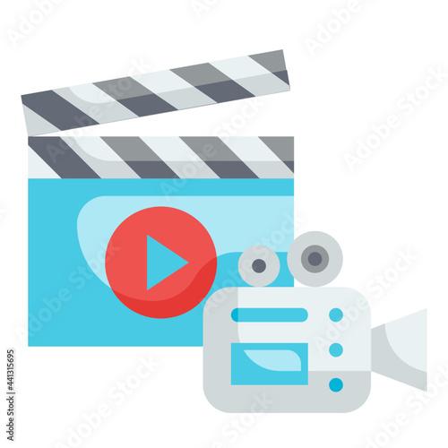 movie flat icon