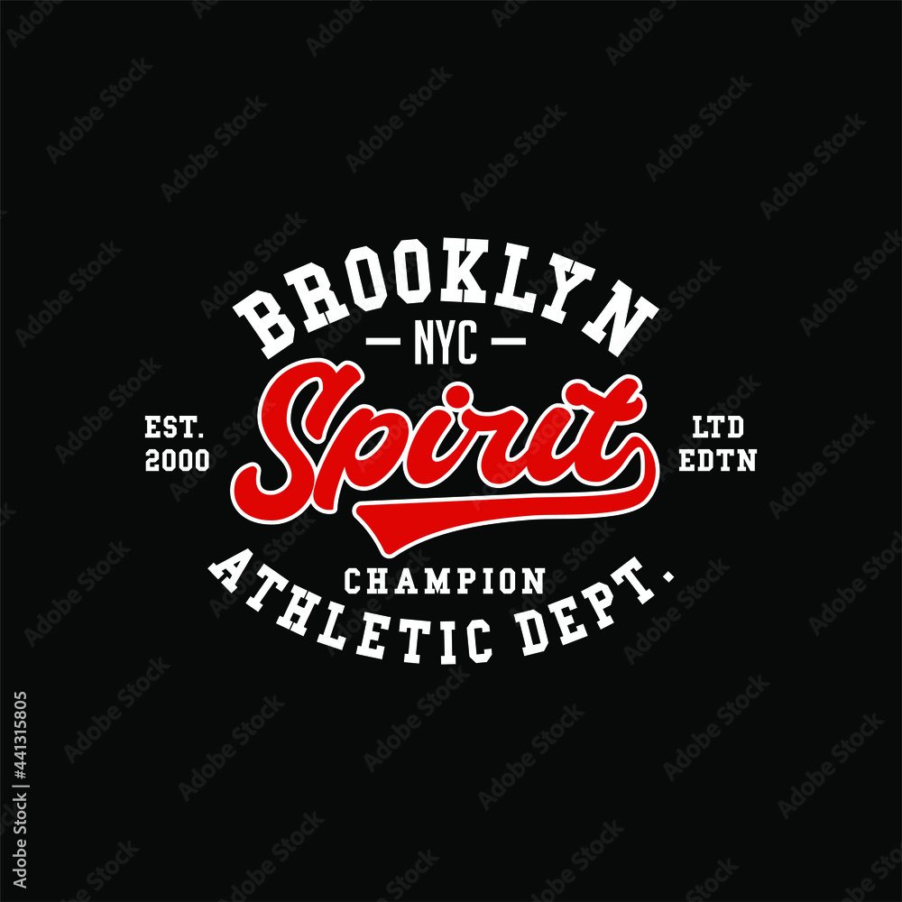 Brooklyn Athletic typography design Brooklyn Athletic typography design