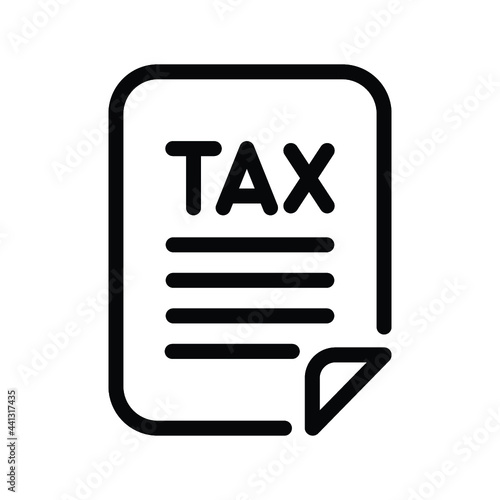 Tax document icon