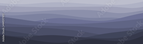Abstract wavy subsurface layer. Soil and sand strata.