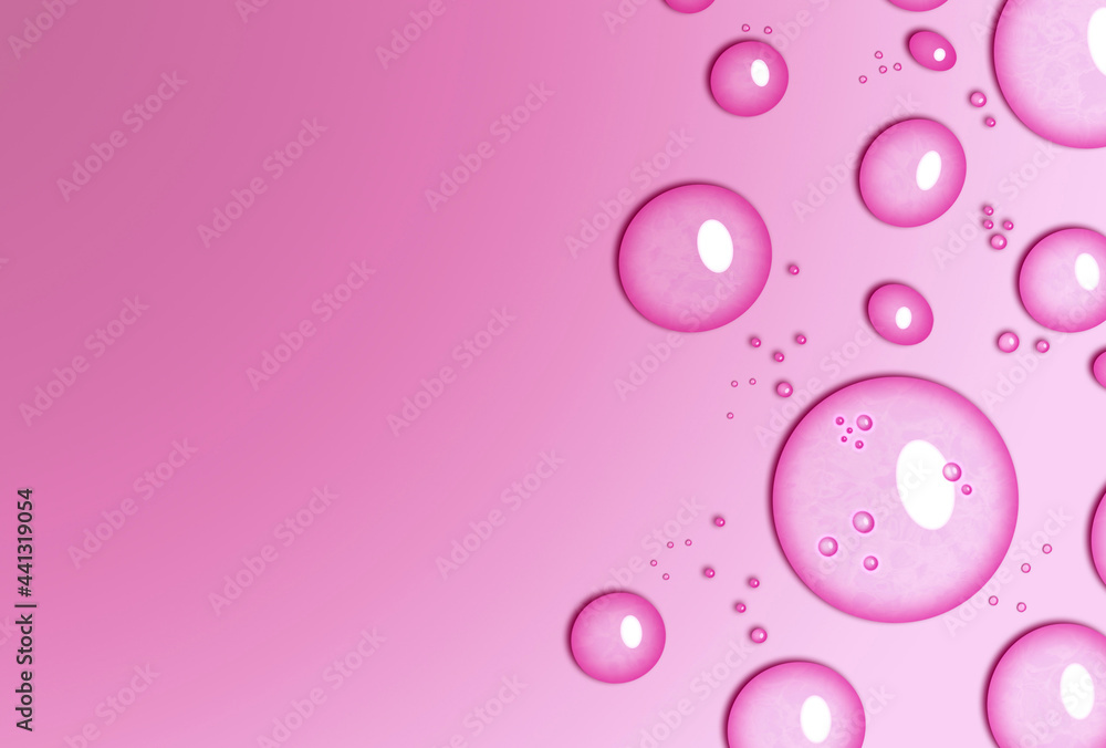 Drops of water on a clear background Drops of water on a clear background