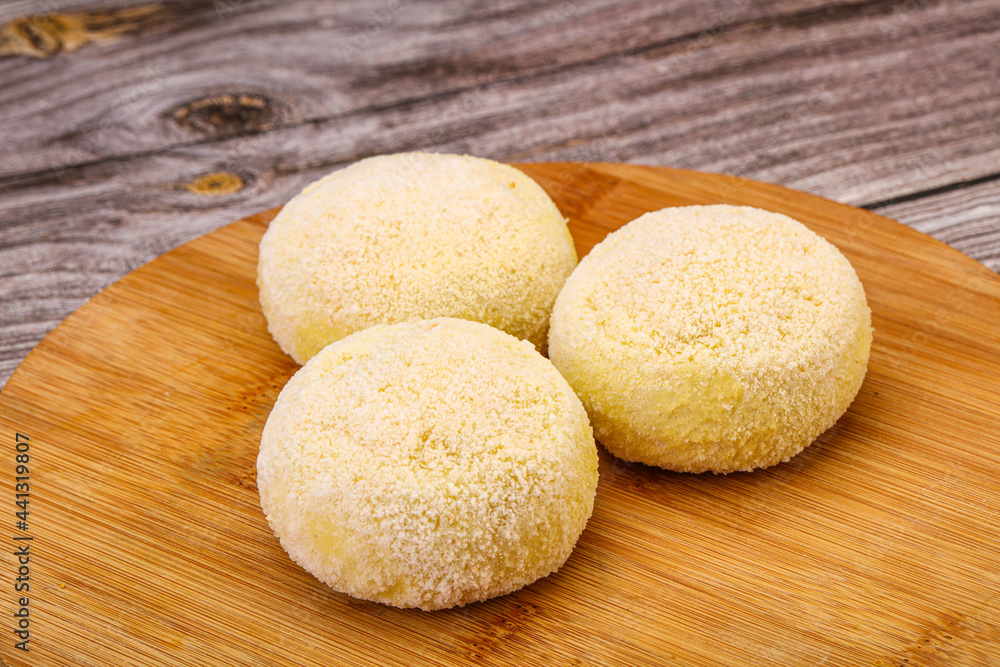 Raw potato zrazy for cooking Raw potato zrazy for cooking