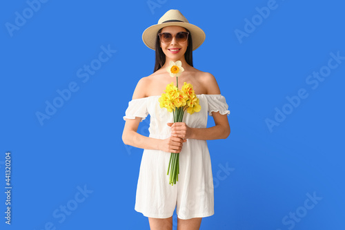 Beautiful young woman with ...