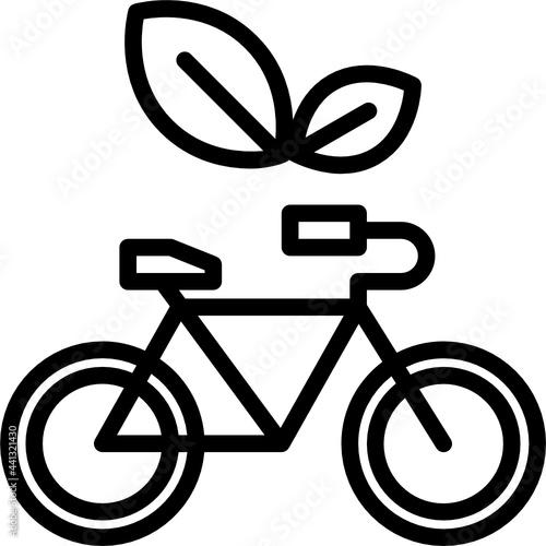 eco tourism outline icon