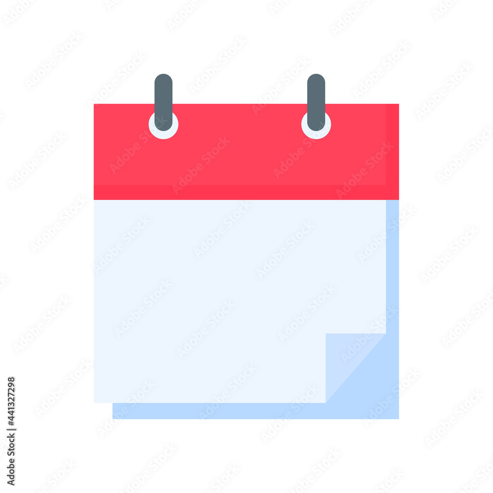 Calendar icon. A red calendar for reminders of appointments and important festivals in the year. Calendar icon. A red calendar for reminders of appointments and important festivals in the year.