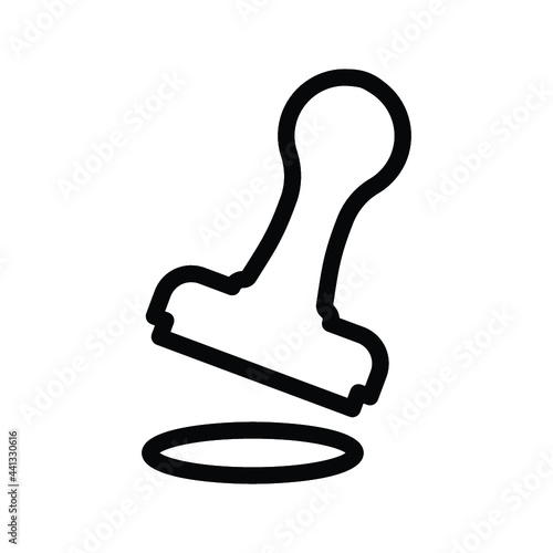 Stamp, approved icon