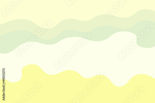 yellow abstract background in paper cut style