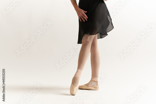 ballerina legs dance flexibility exercise cropped view