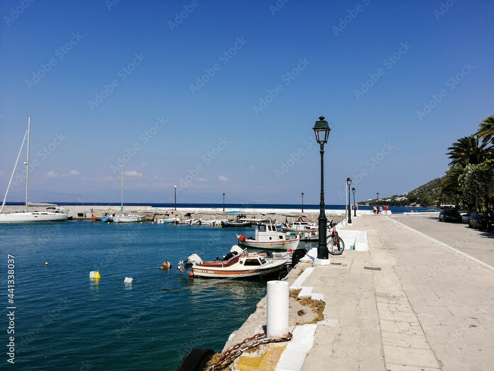 Loutraki pier, Greece