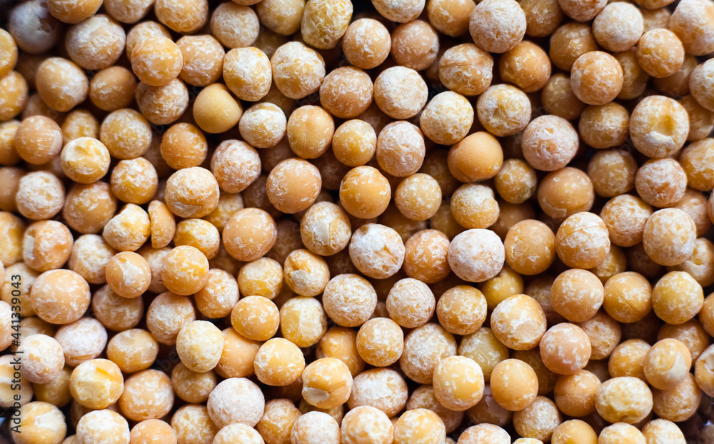Dry yellow peas, macro, texture background. Dry yellow peas, macro, texture background.