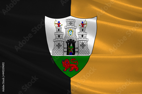 Flag of Kilkenny city in Ireland photo