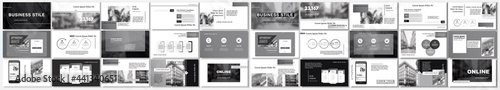 Set of business plan presentation template. Social media pack. Easy use in modern blog posts or Editable simple info banner, trendy book. For app, digital display style. Bright web flyer work. a4. 
