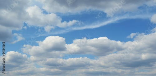 Beautiful clouds view in the sky