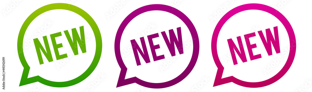 New - Round web Buttons on white Background. New - Round web Buttons on white Background.