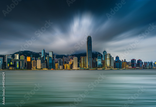 Hong kong City view from Kaoloon