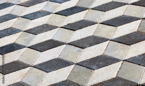 Three-dimensional background - 3d view