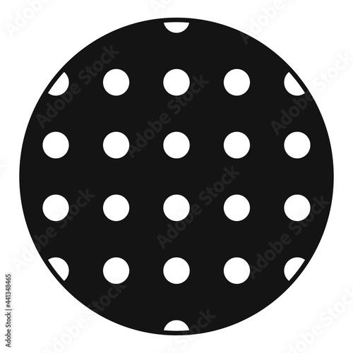 Hurling ball icon, simple style