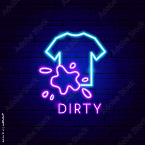 Dirty Neon Label