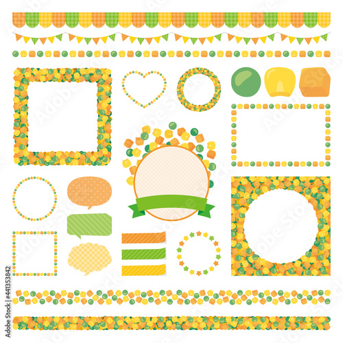 ミックスベジタブル フレーム ライン セット