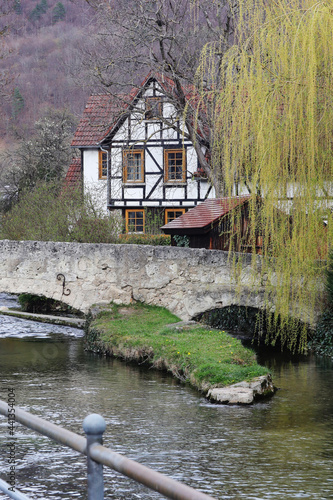 Unterhausen village in Lichtenstein valley, Baden Wuettemberg, Germany photo