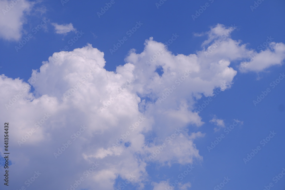 Sky with clouds. Suitable for backgrounds. Sky texture.