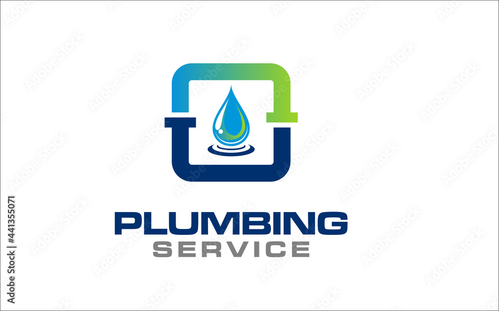 Illustration graphic vector of plumbing and maintenance service Logo Design template