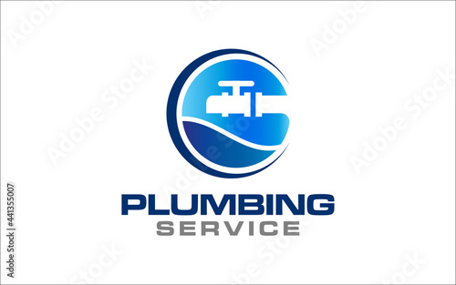 Illustration graphic vector of plumbing and maintenance service Logo Design template