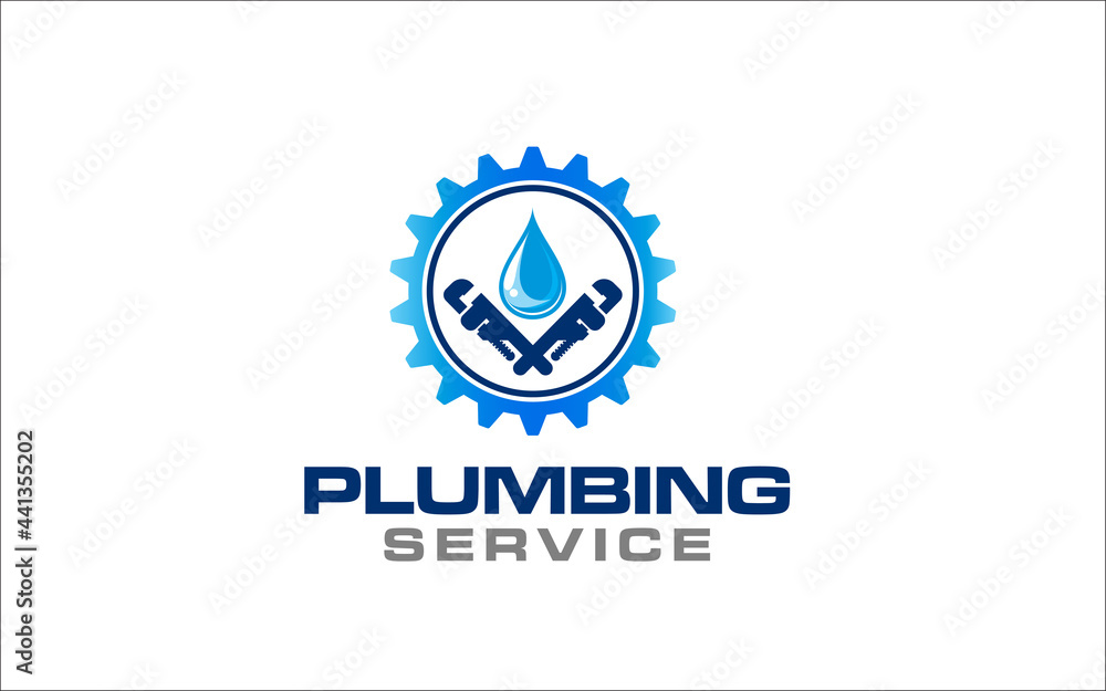 Illustration graphic vector of plumbing and maintenance service Logo Design template