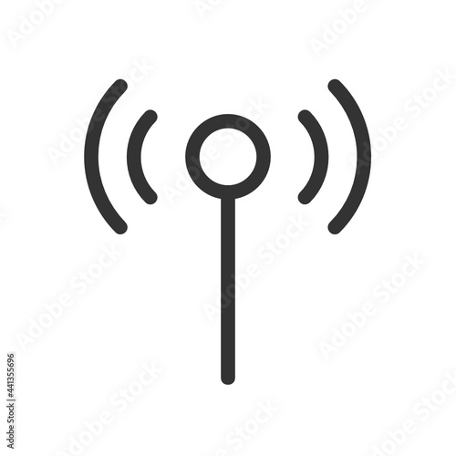 Antenna , Wireless Network outline icon.