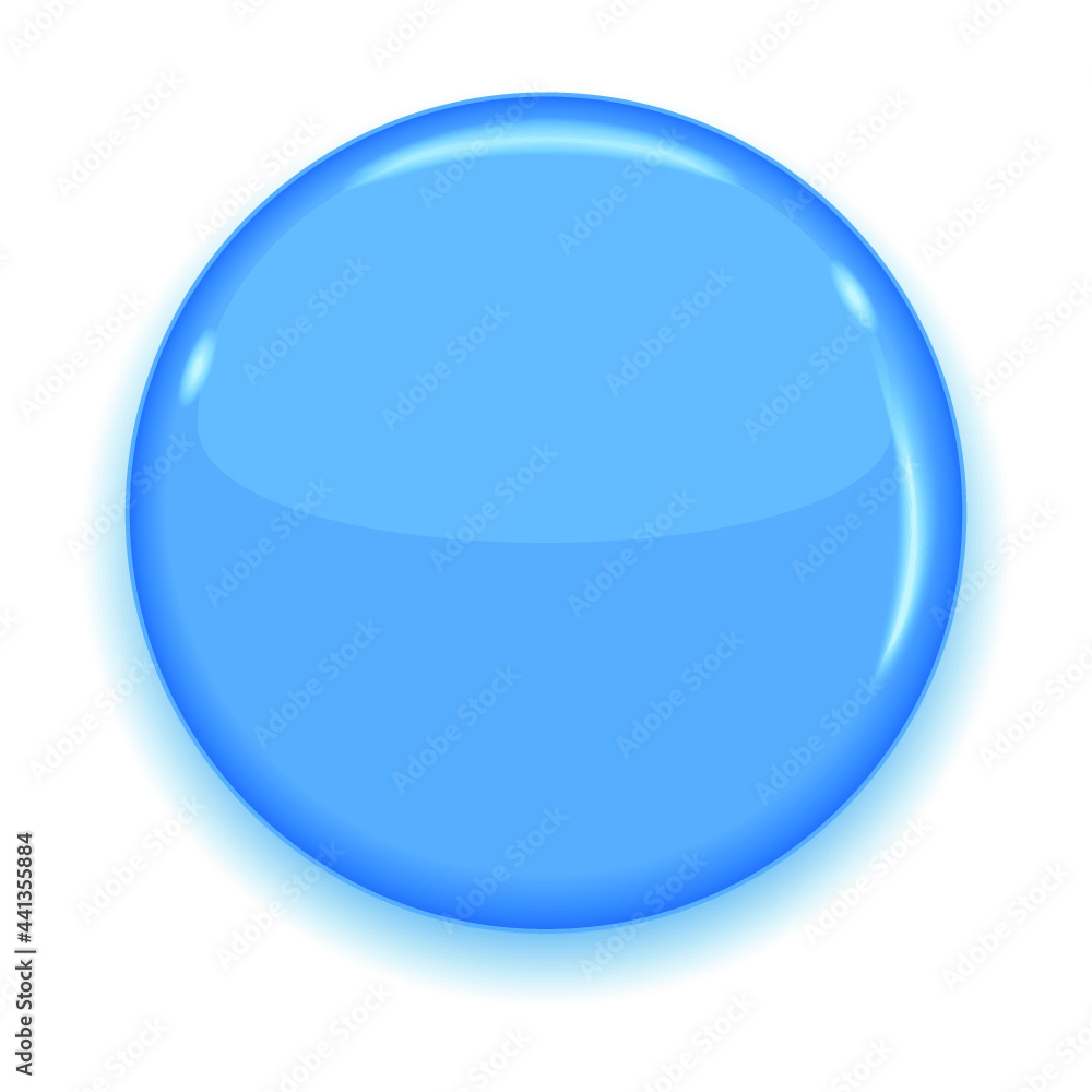 Blue web button isolated on a white background. 3d illustration Blue web button isolated on a white background. 3d illustration