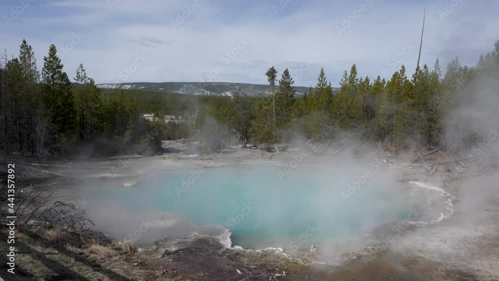 Emerald Spring, Norris Geyser Basin, Yellowstone Emerald Spring, Norris Geyser Basin, Yellowstone