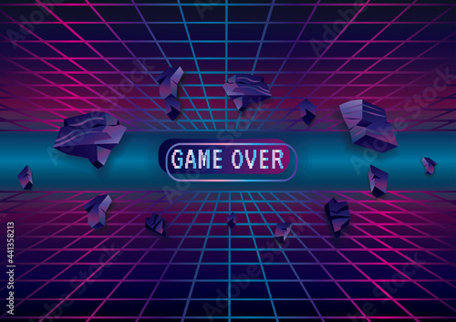 Game zone game icon background vector