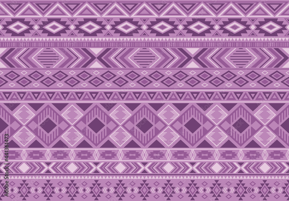 Indian pattern tribal ethnic motifs geometric seamless vector ...