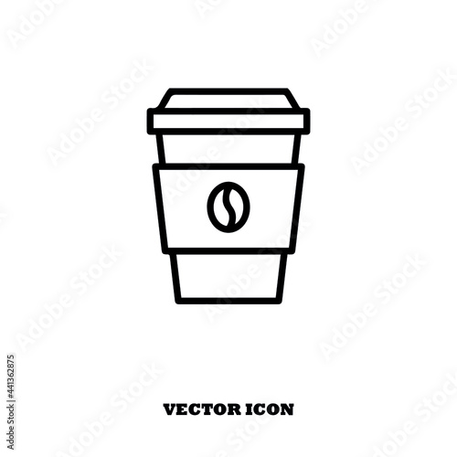 coffee cup vector icon