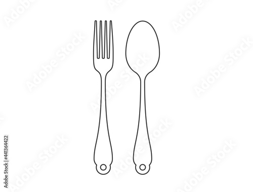 ery unique fork and spoon