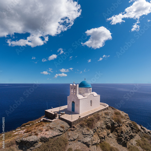 Photos The little church of the Seven Martyrs under the Kastro on the east coast of the