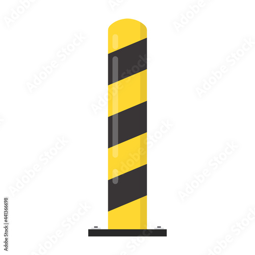 Road barrier. Barricade block vector. fence vector. wallpaper. free space for text.