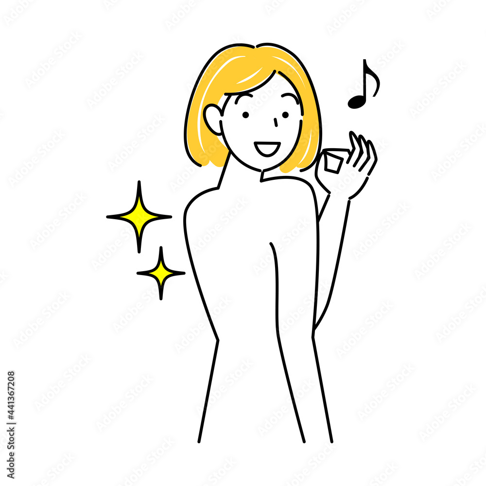 スキンケア 背中のポツポツ(吹き出物・ニキビ)が治り喜んでいる可愛い女性 イラスト シンプル ベクター
Skin Care. A lovely woman who is happy that her back pimples have healed. Simple illustration. vector. スキンケア 背中のポツポツ(吹き出物・ニキビ)が治り喜んでいる可愛い女性 イラスト シンプル ベクター
Skin Care. A lovely woman who is happy that her back pimples have healed. Simple illustration. vector.