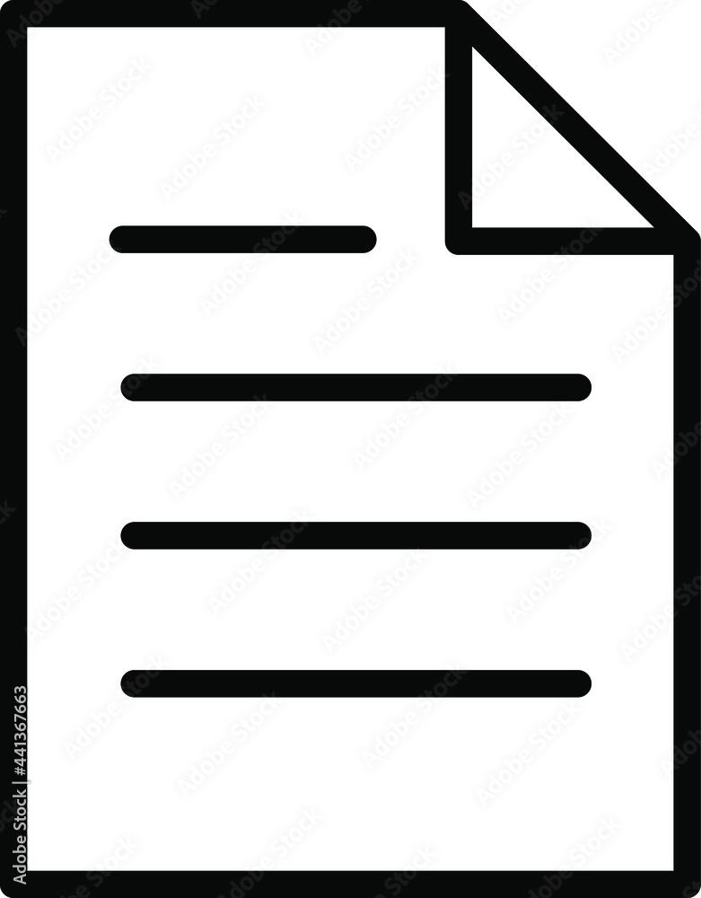 document icon vector illustration for your website or mobile app document icon vector illustration for your website or mobile app