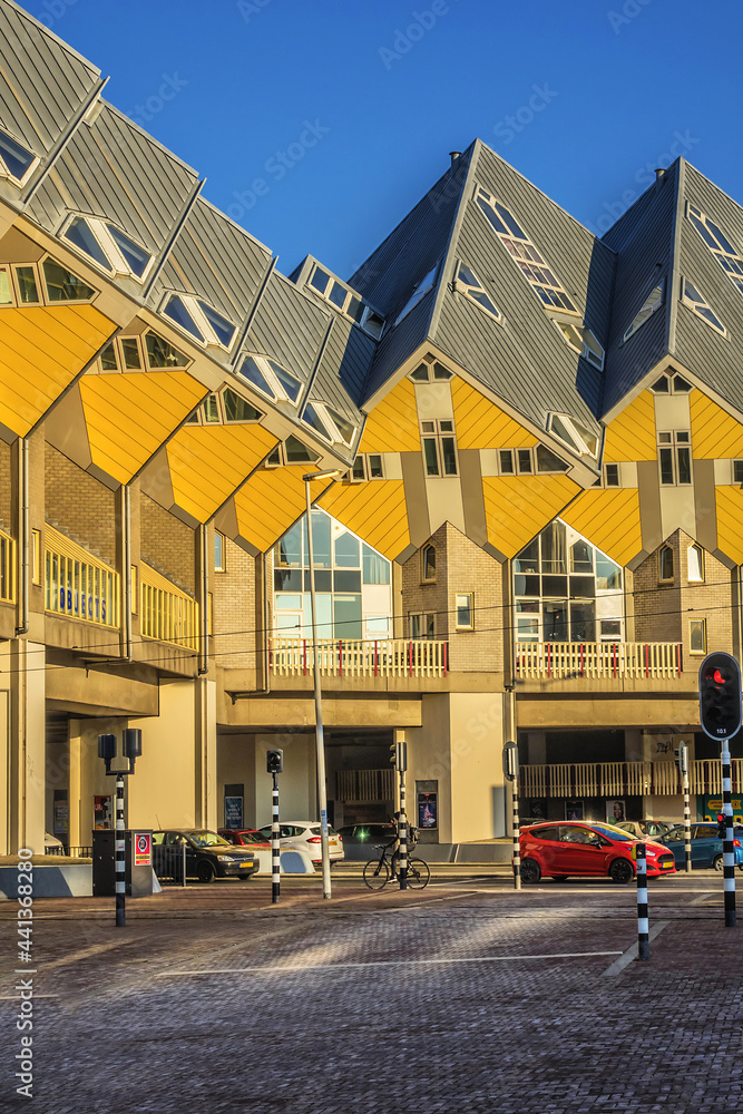 Innovative houses built in Rotterdam Cube houses (Kubuswoningen